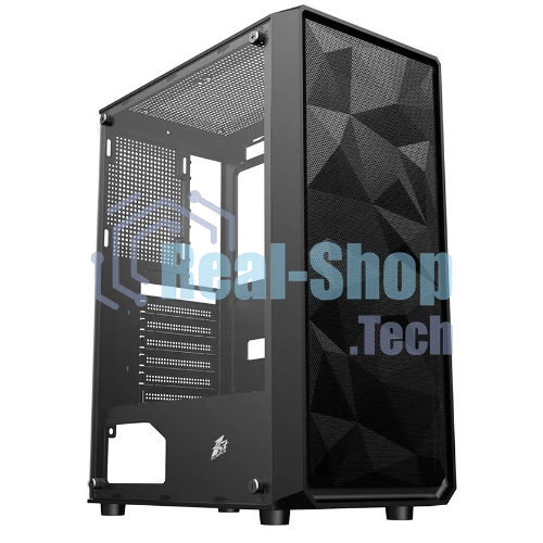 Компьютерный корпус 1STPLAYER FD3 Black, ATX, 4x120мм LED fans inc.