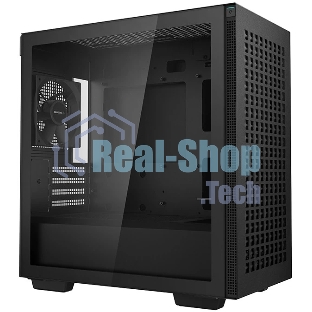 Компьютерный корпус Deepcool CH370 черный без БП mATX 1x120мм 1xUSB 2.0 1xUSB 3.0 audio bott PSU