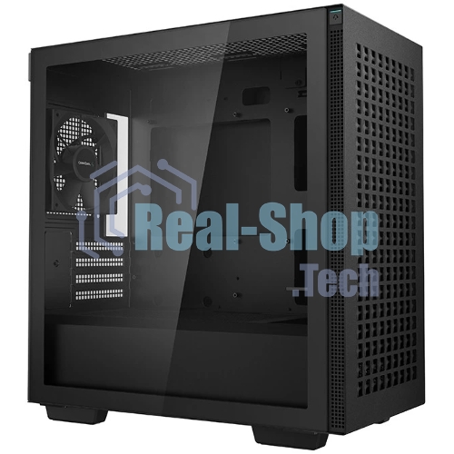 Компьютерный корпус Deepcool CH370 черный без БП mATX 1x120мм 1xUSB 2.0 1xUSB 3.0 audio bott PSU