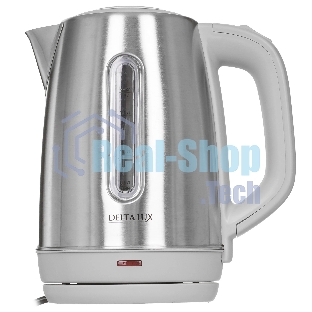 Чайник электрический Delta Lux DE-1015 серый 2кВт, 1.8 л