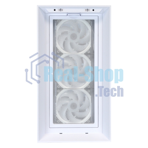 Компьютерный корпус ACD Lagrange; ATX, белый, FANS: 120мм ARGb: 3 Top + 1 Rear + HUB. Drive bay int: 3x3,5