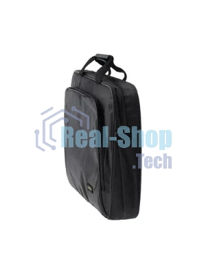 Сумка для ноутбука ExeGate EX264611RUS Office F1596 Black, черная, полиэстер, для ноутбуков до 15.6