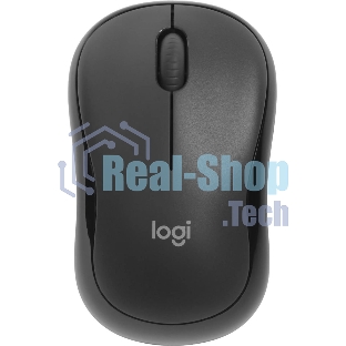 Мышь беспроводная Logitech M220 SILENT черный/серый, 1000 dpi, радиоканал, USB, кнопки - 3