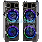 Минисистема SUPRA SMB-2150 черный 1200Вт FM USB BT SD (в комплекте: активн.+пассив.колонки)