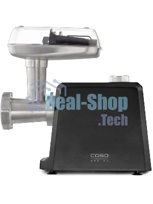Мясорубка электрическая CASO FW 2500 чёрный, 2500 Вт, 2.5 кг/мин, реверс, насадки - 5