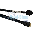Кабель Amphenol RSL38-2804 Slimline SASx4 (SFF8654) -to- HD MiniSAS x4 (SFF8643) 80cm