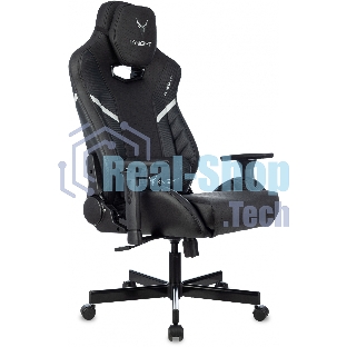 Кресло Knight Thunder 5X черный, экокожа, 120 кг, механизм качания