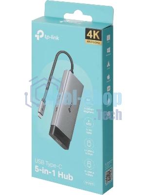 Разветвитель USB-C TP-Link UH5020C 2порт. серый