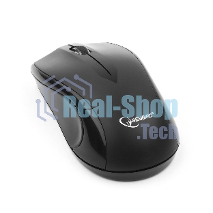 Мышь беспроводная Gembird MUSW-320 черный, 1000 dpi, радиоканал, USB, кнопки - 3