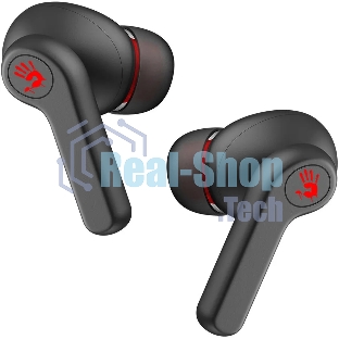 Наушники TWS A4Tech Bloody M30 черный/красный, внутриканальные, Bluetooth, до 22 ч