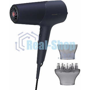 Фен Philips BHD510/03 синий, 2300 Вт, ионизация