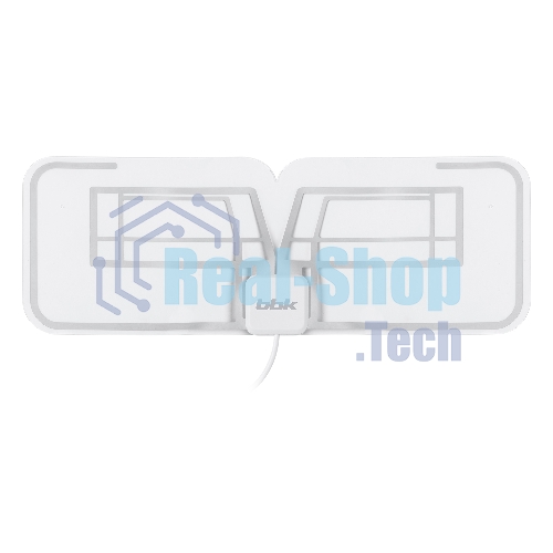 Антенна телевизионная BBK DA27 30дБ активная белый каб.:2м