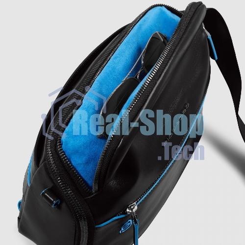 Сумка мужская Piquadro Blue Square CA6900B2/N черная натур.кожа