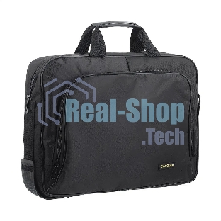 Сумка для ноутбука ExeGate EX264611RUS Office F1596 Black, черная, полиэстер, для ноутбуков до 15.6