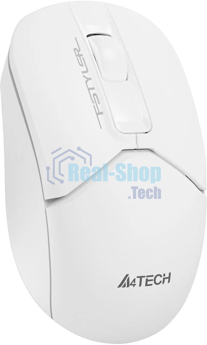 Мышь беспроводная A4Tech Fstyler FG12 белый, 1200 dpi, радиоканал, USB, кнопки - 3