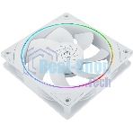 Кулер для корпуса Thermalright TL-S12RW Reverse (120x120x25mm, 4-pin PWM, ARGB, 47.6CFM, 23.2dBA, 1500RPM, White)