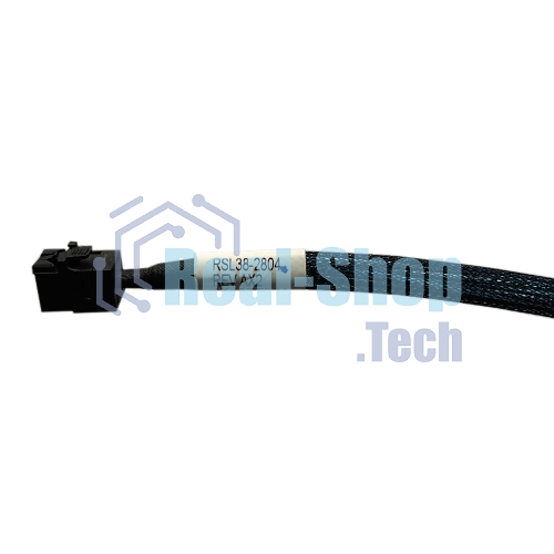 Кабель Amphenol RSL38-2804 Slimline SASx4 (SFF8654) -to- HD MiniSAS x4 (SFF8643) 80cm