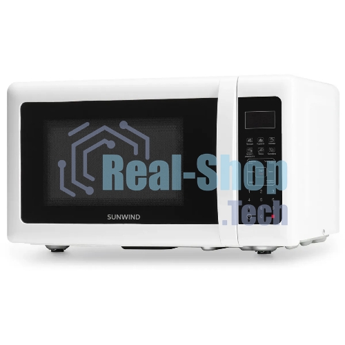 Микроволновая печь SunWind SUN-MW005 белый, 20 л, 700 Вт, переключатели - сенсор