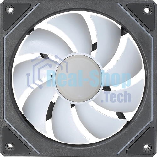Вентилятор для корпуса Aerocool/Formula Floe 12BK ARPW ARGb черный, 120 мм, 1500 об/мин, 26.8 дБ, 4 pin