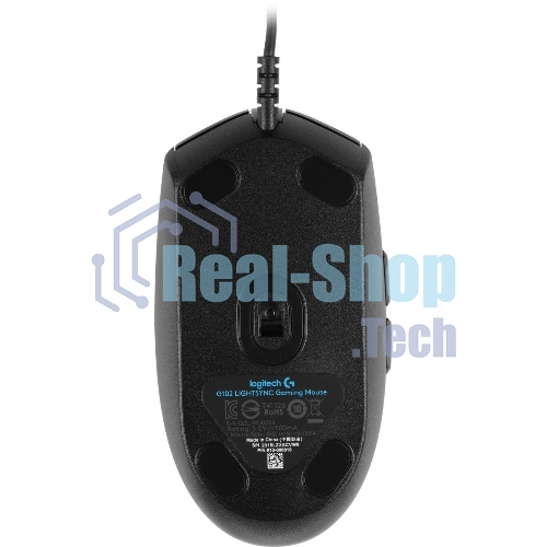 Мышь проводная Logitech G102 LIGHTSYNC черный, 8000 dpi, USB, кнопки - 6