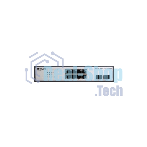 Коммутатор неуправляемый PoE ORIGO Unmanaged Switch 8x1000Base-T PoE, 2x1000Base-X SFP, PoE Budget 120W, 19