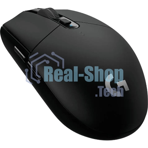 Мышь беспроводная Logitech G304 Lightspeed черный, 12000 dpi, радиоканал, USB, кнопки - 6