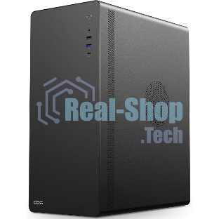 Компьютерный корпус CBR ATX Miditower U500, без БП, 1хUSB 3.0 Type-C, 1хUSB 3.0, 1хUSB 2.0, HD Audio+Mic, черный [PCC-ATX-U500-WPSU