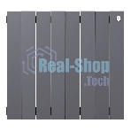 Радиатор биметаллический Royal Thermo PianoForte 500 серебристый - 8 секц.