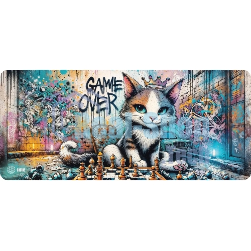 Коврик для мыши Cactus Game Over 900x400x4мм (CS-MP-COR01XXL)