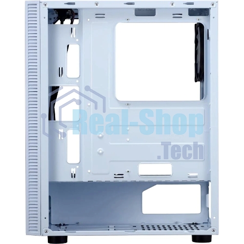 Компьютерный корпус AeroCool/Formula CL-3302W RGb белый без БП ATX 2xUSB 2.0 1xUSB 3.0 audio bott PSU