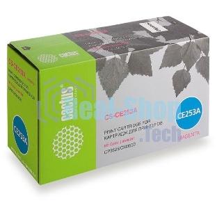 Картридж лазерный Cactus CS-CE253A пурпурный (7000 стр.) для HP Сolor LaserJet CP3525/CM3530