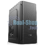 Компьютерный корпус CBR mATX Minitower MX10, c БП PSU-ATX400-08EC (400W/80мм), 2*USB 2.0, HD Audio+Mic, черный