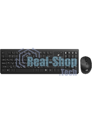 Комплект клавиатура+мышь Oklick S269W беспроводной, USB, 1600 DPI, чёрный
