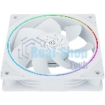 Кулер для корпуса Thermalright TL-S12RW Reverse (120x120x25mm, 4-pin PWM, ARGB, 47.6CFM, 23.2dBA, 1500RPM, White)