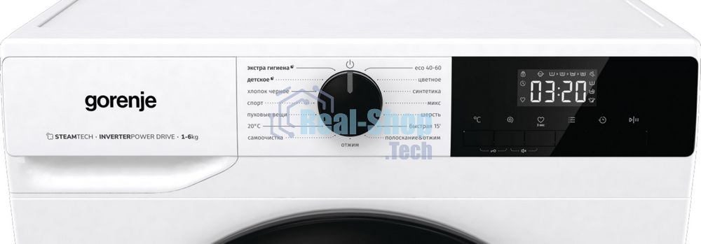 Стиральная машина Gorenje W1NHPI60SCSIRV белый загр. фронтальная макс.: 6 кг 1400об/мин класс: А (Бак в комплекте)