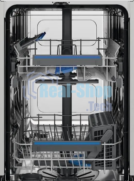 Встраиваемая посудомоечная машина Electrolux EEG62300L, серебристый, 44.6 см, 9 компл., 44 дБ, класс D