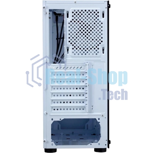 Компьютерный корпус AeroCool/Formula CL-3302W RGb белый без БП ATX 2xUSB 2.0 1xUSB 3.0 audio bott PSU