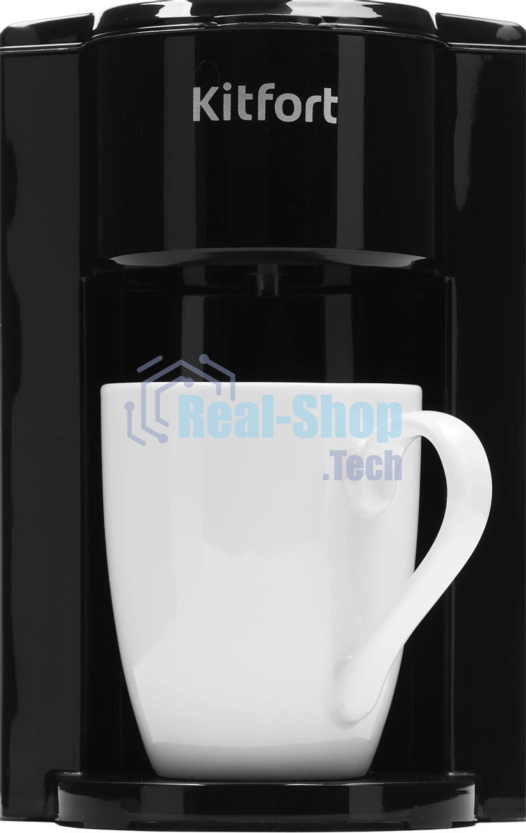 Кофеварка капельная Kitfort KT-763 350Вт черный