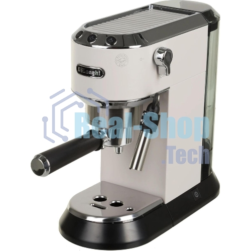 Кофеварка эспрессо DeLonghi EC685.W белый, исп. кофе - молотый/чалды, 1.1 л, 1350 Вт, 15 бар