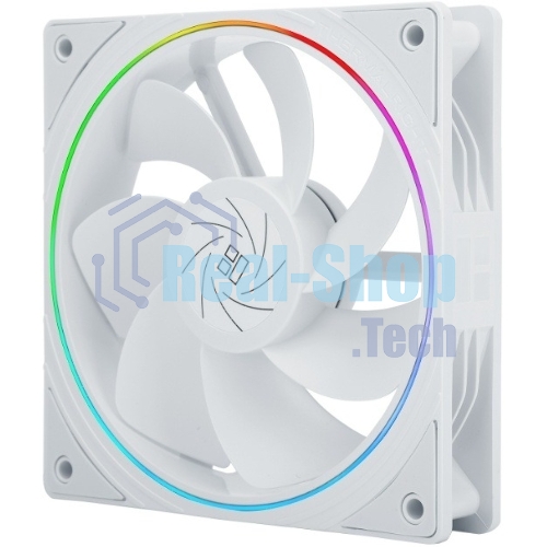 Кулер для корпуса Thermalright TL-S12RW Reverse (120x120x25mm, 4-pin PWM, ARGB, 47.6CFM, 23.2dBA, 1500RPM, White)