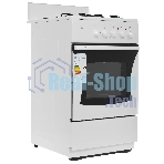 Плита комбинированная Flama RK 2201 W белый, конфорок 2 газовых и 2 электрических, духовка 50 л, 50 см x 85 см x 54 см