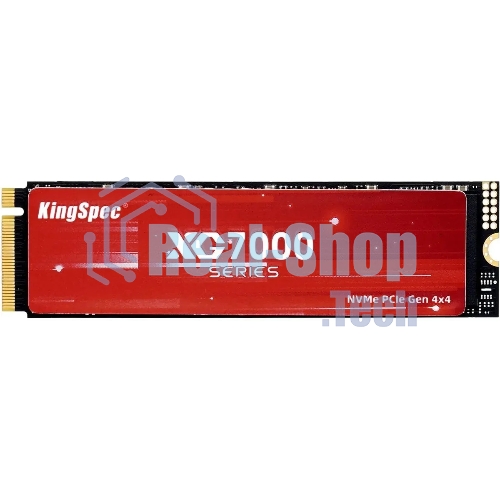 Накопитель SSD KingSpec XG7000, 1Tb, PCIe 4.0 x4, M.2 2280, NVMe, R/W 7400/6600