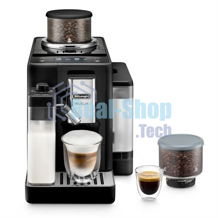 Кофемашина автоматическая DeLonghi EXAM440.55.B черный, исп. кофе - зерновой/молотый, 1.4 л, 1450 Вт, 19 бар