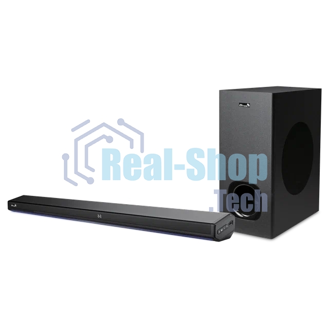 Акустическая система Eltronic Саундбар SOUNDBAR 2.1 3000W черный