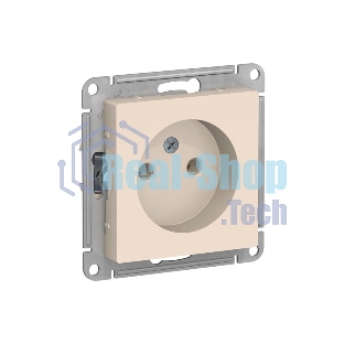 Механизм розетки 1-м СП AtlasDesign без заземл. 16А беж. SchE ATN000241