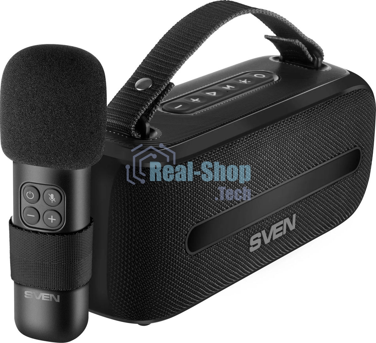 Колонка портативная SVEN PS-255 черный 12W 1.0 BT 3600mAh