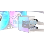 Кулер с водяным охлаждением Formula V Line ICE JET GLOW 360 WH, 360мм, 3x120мм, ARGB fans, LGA115X/1200/1700/1851, AM4/AM5
