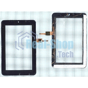 Сенсорное стекло (тачскрин) AD-C-700291-CC(LOCA)-RG, черное