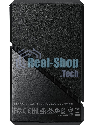 Внешний SSD ADATA SE920, 2Tb, USB 4 Type-C, R/W 3800/3700, черный