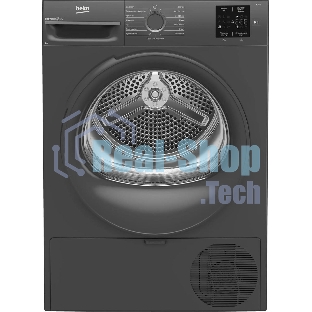 Сушильная машина Beko BM3T37220A черный, 7 кг, сушка - тепловой насос, программ - 15, 59.8 x 84.6 x 54.5 см